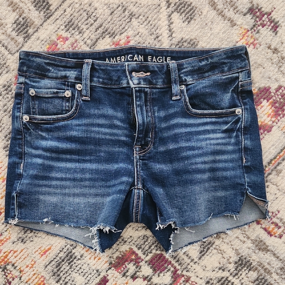 American Eagle Outfitters Women's Blue Denim Shorts
